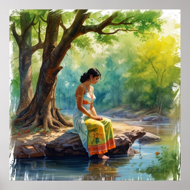 Floden Thoughts Wall Art Poster (Framsidan)