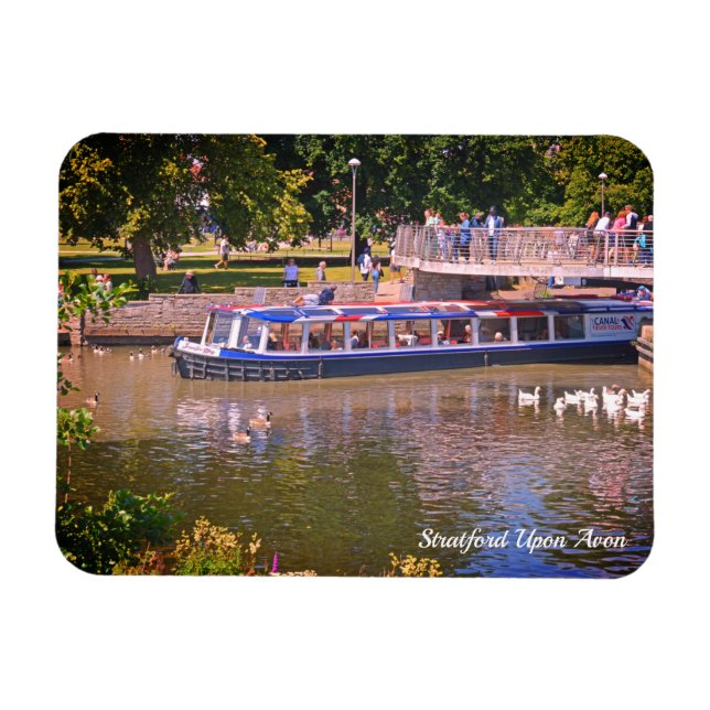 Floden Tour Stratford On Avon Warwickshire Magnet (Horisontell)