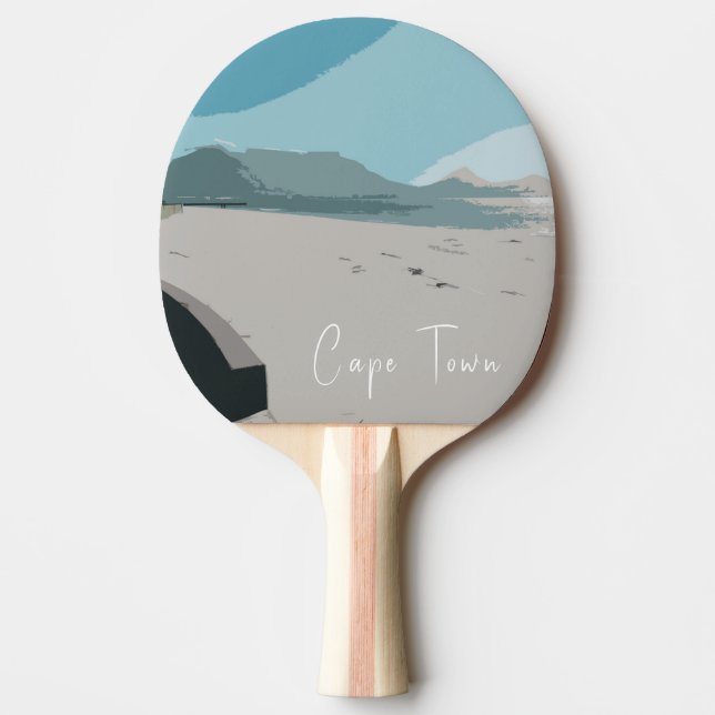 Floden Town Bord berg Ocean Sketch Pingisracket (Framsidan)