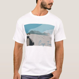 Floden Town Bord berg Ocean Sketch T Shirt