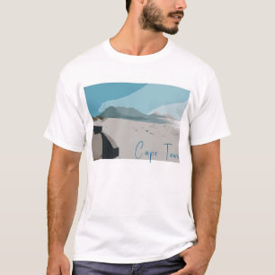 Floden Town Bord berg Ocean Sketch T Shirt