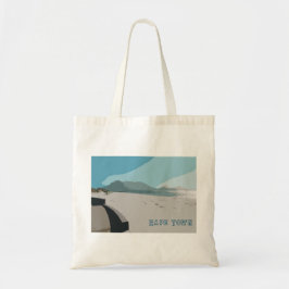 Floden Town Bord berg Ocean Sketch Tygkasse