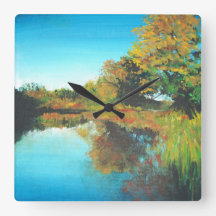 Floden Träd Fall Ligcape Fine Art