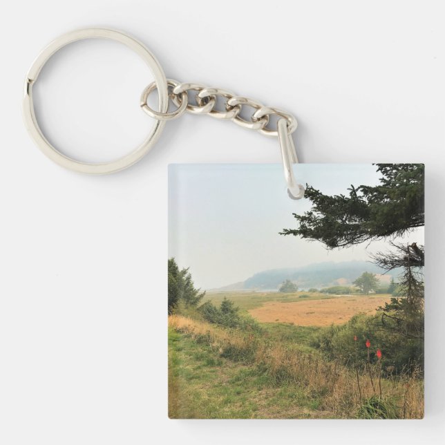 Floden Trail vid Cape Blanco, Oregon Kusten (Framsidan)