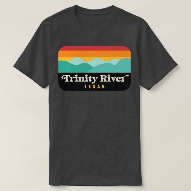 Floden Tubing i Texas Trinity River Dallas Fort Wo T Shirt (Design framsida)