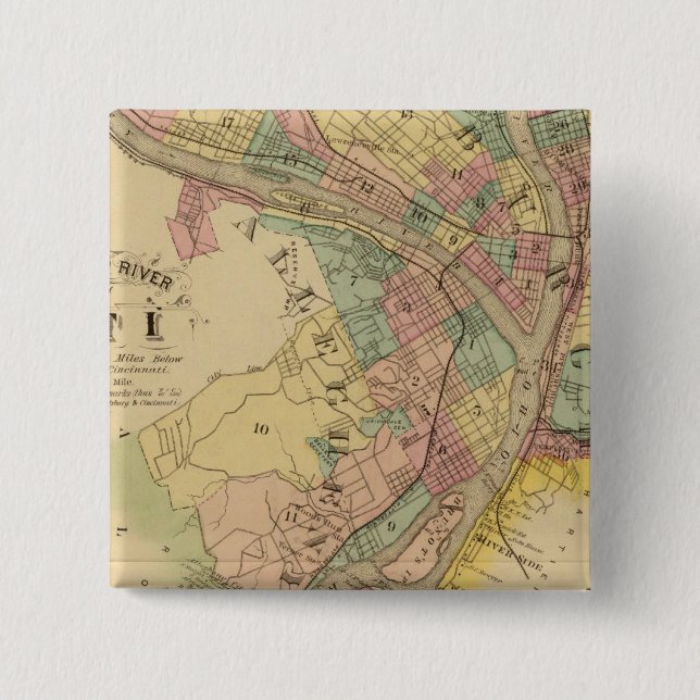Floden Upper Ohio och Valley 10 Knapp (Framsida)