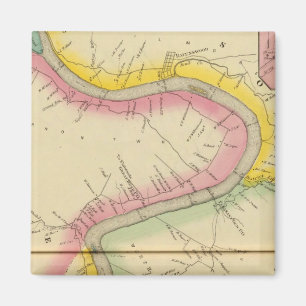 Floden Upper Ohio och Valley 11 Magnet