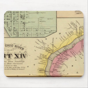 Floden Upper Ohio och Valley 8 Musmatta
