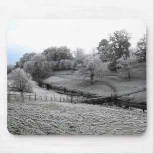 Floden Valley en frostig morgon Musmatta