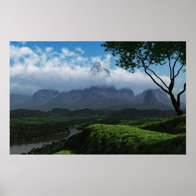 Floden Valley (utan gränser) Poster (Framsidan)