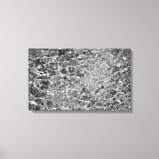 Floden Vatten Ripples Canvastryck (Framsida)