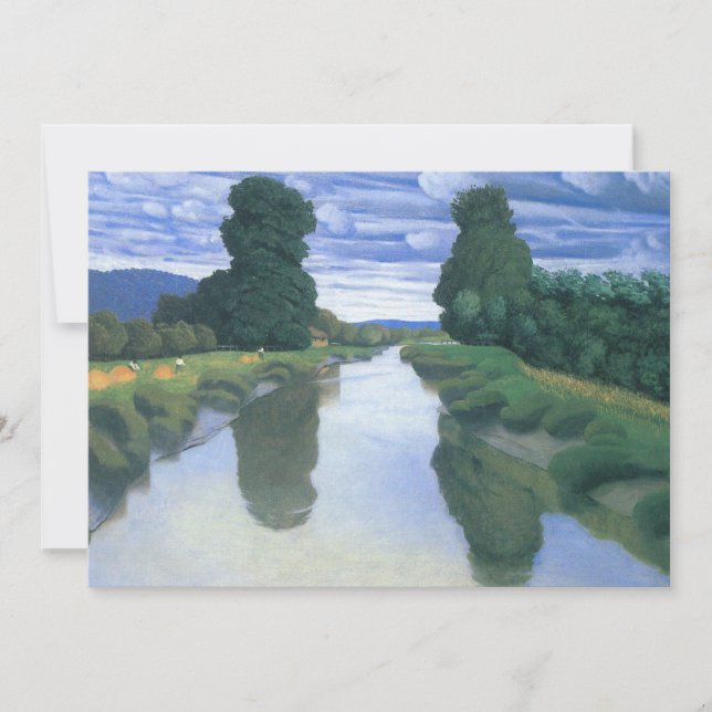 Floden vid Berville av Felix Vallotton, Finkonst (Framsida)