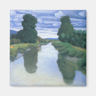 Floden vid Berville av Felix Vallotton, Finkonst Magnet