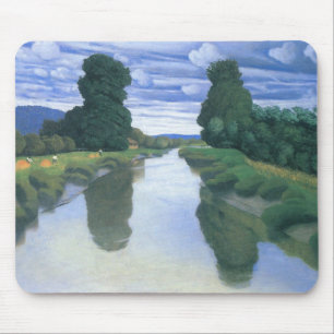 Floden vid Berville av Felix Vallotton, Finkonst Musmatta