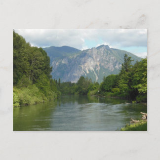 Floden vid Mt. Si Foot of Mt. Vykort