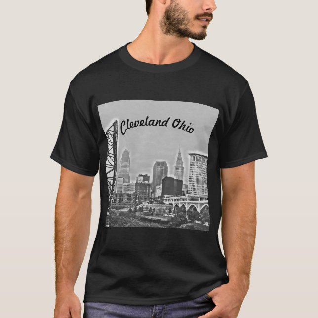 Floden View BW Cleveland T Shirt (Framsida)