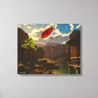 Floden Vind Canvastryck