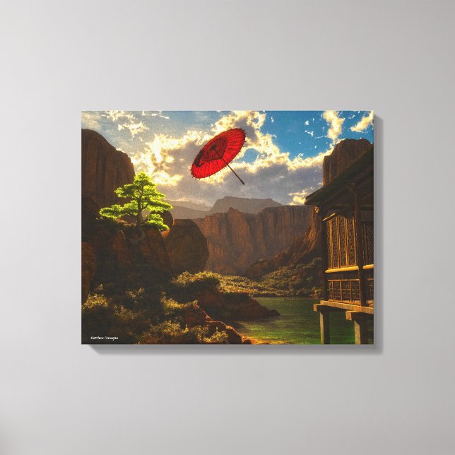 Floden Vind Canvastryck (Framsida)