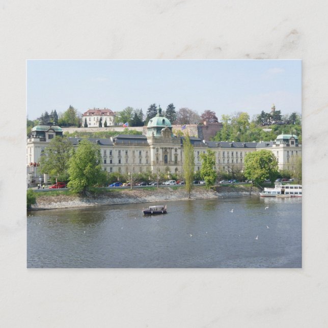 Floden Vltava Vykort (Framsida)