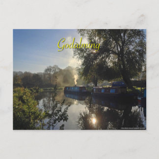 Floden Wey Godalming - vacker! Vykort