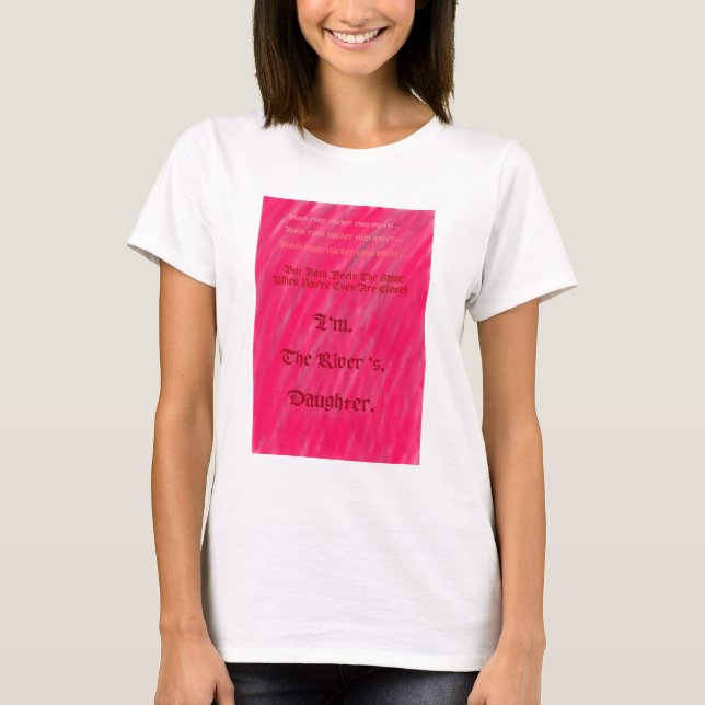 Flodens dotter... t shirt (Framsida)