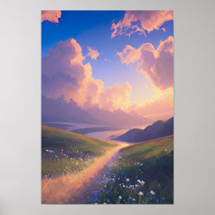 Flodens Golden Embrace Poster