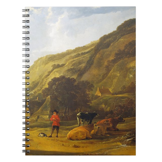 Flodens landskap med floderna Aelbert Cuyp Anteckningsbok (Framsidan)