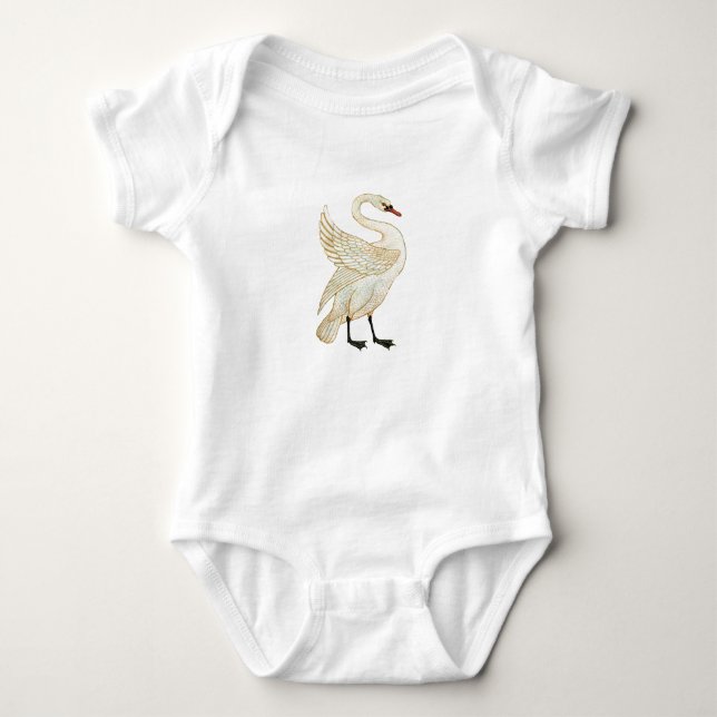 Floder av dammar i sjöar vid svan vatten t shirt (Framsida)