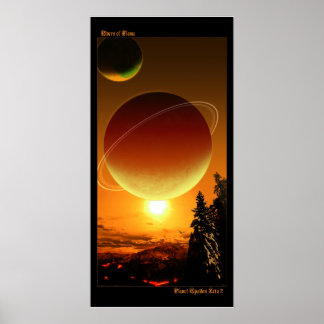 Floder Flame - Planet Epsilon Zeta 2 Poster