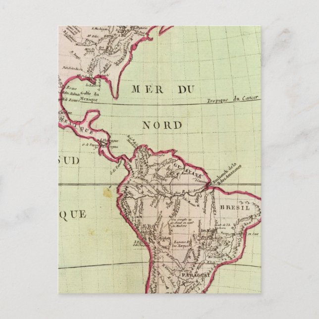 Floder och berg i Amerika Vykort (Framsida)