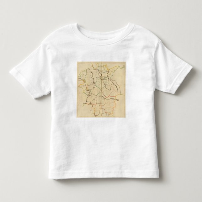 Floder och dalar av Tysklandet T-shirt (Framsida)