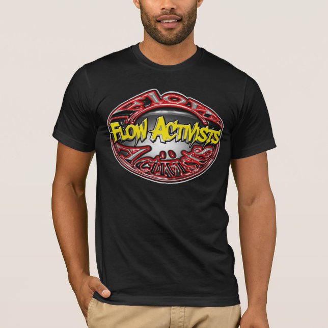 FlödesAcivists stor logotyp Tee Shirt (Framsida)