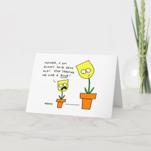 Flödesblommor från Mors dag Gult Kort