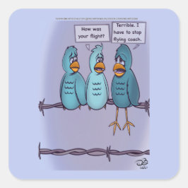 Flödesbrickor Fyrkantigt Klistermärke