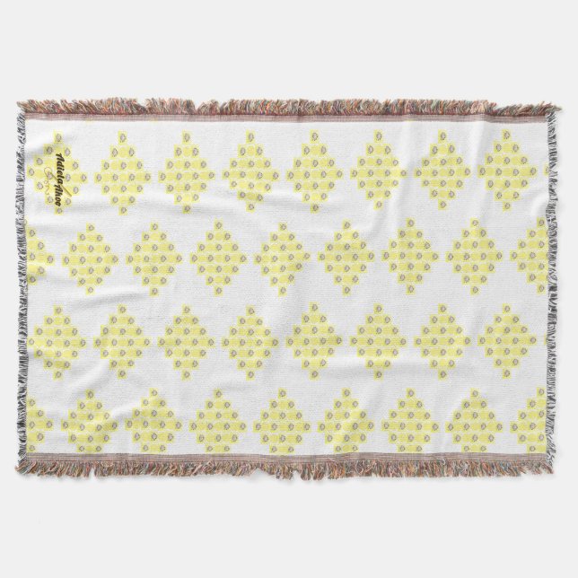 Flödesdekorativ tendens filt (Framsidan)