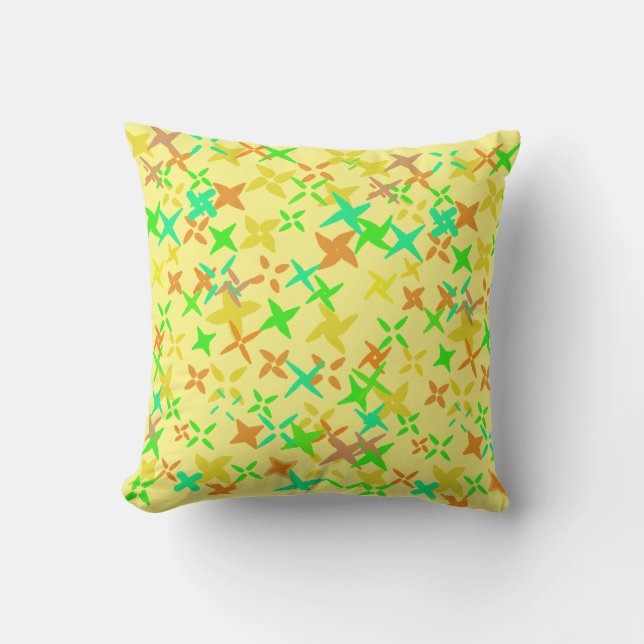 Flödesdesign för viskroligt under hösten färg kudde (Framsida)