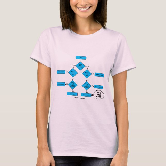 Flödesdiagram för heterotrof som du är här i biolo tee (Framsida)