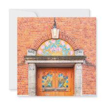 Flödesdigra danska dörrhälsningskort