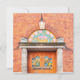 Flödesdigra danska dörrhälsningskort julkort