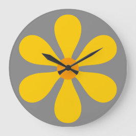 Flödeseffekt - gult stor klocka