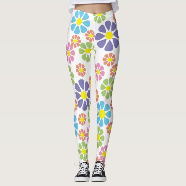Flödeseffekt mönster leggings (Framsida)