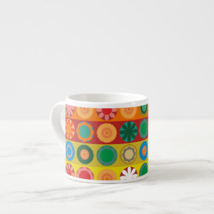 Flödeseffekt på rader espressomugg