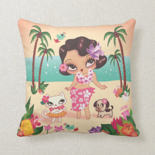 Flödesformad hula kudde