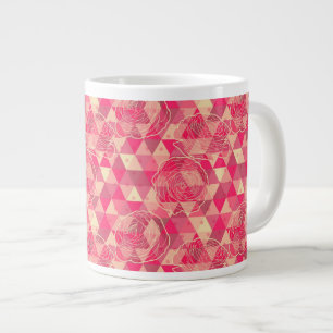 Flödesgeometriskt mönster jumbo mugg