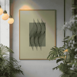 Flödesgrafisk Abstrakt Art Poster