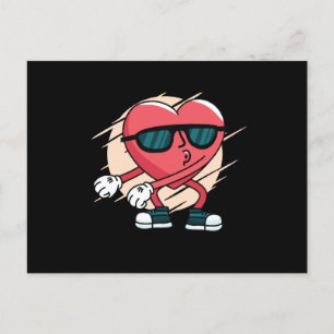 Flödeshjärta Vykort