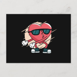 Flödeshjärta Vykort