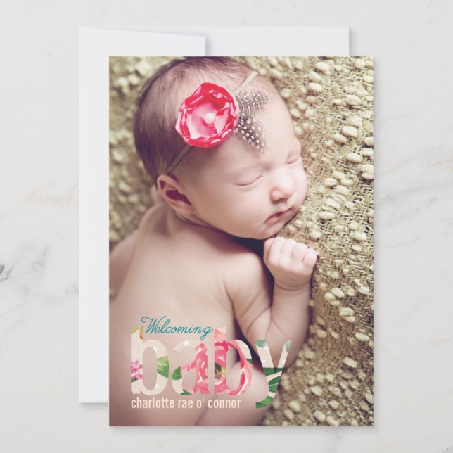 FLÖDESMEDDELANDE BABY MEDDELANDE (Framsida)