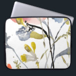 Flödesöverlagring - Pastellblommor med vattenfärg Laptop Fodral<br><div class="desc">Flower Overlay jag av Jennifer Goldberger. Blommor och stammar i ett vattenfärgsliknande stil,  främst med ett lätt färg-schema.</div>