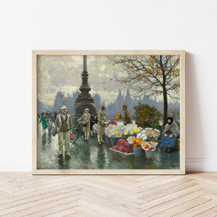 Flödessäljare   Paul Fischer Poster